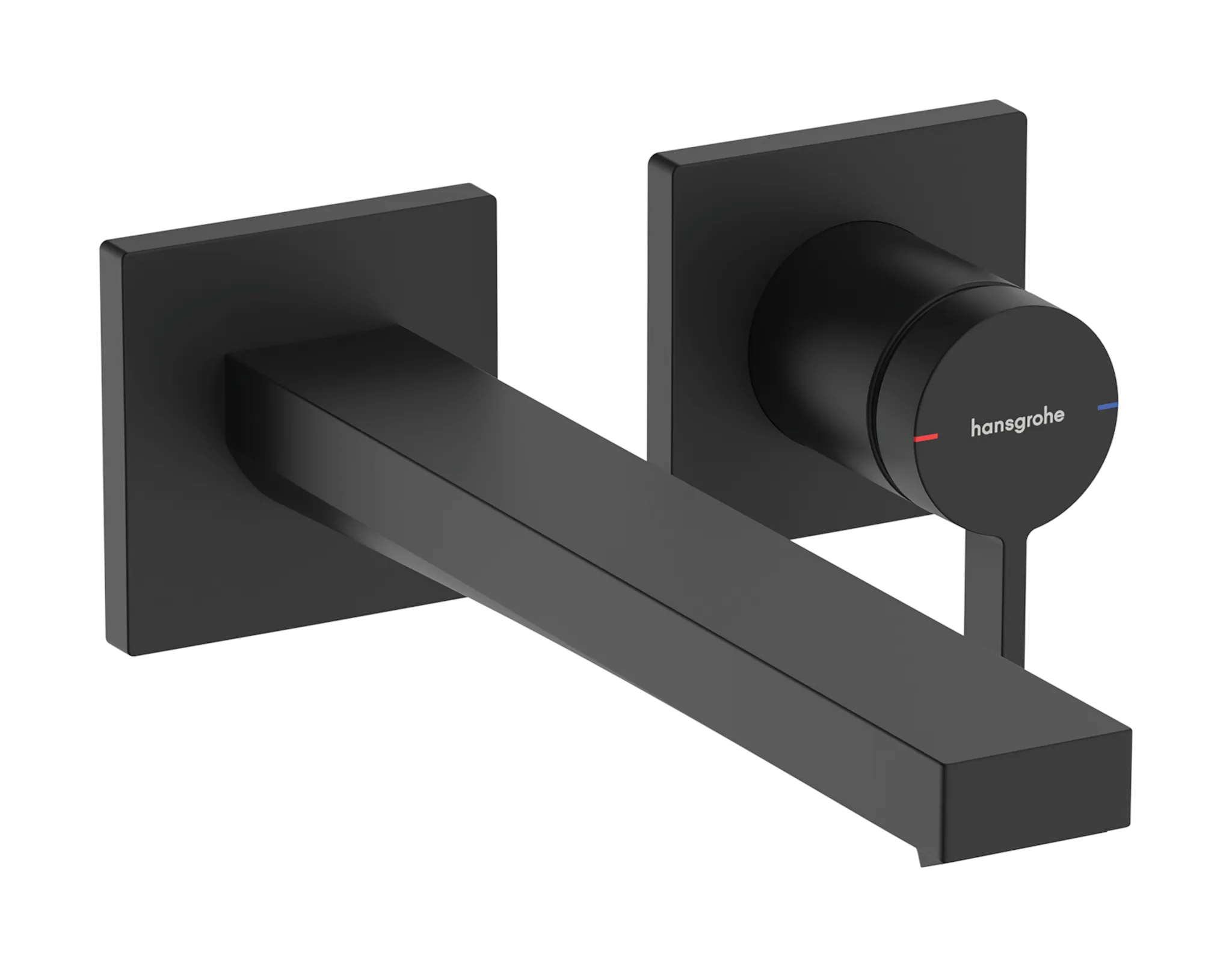 Hansgrohe Tecturis E Einhebel-Waschtischmischer Unterputz Wandmontage EcoSmart+ Mattschwarz Hansgrohe Tecturis E Einhebel-Waschtischmischer Unterputz Wandmontage EcoSmart+ Mattschwarz