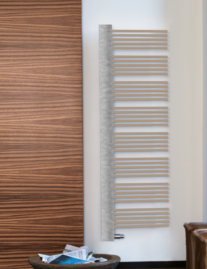 Zehnder Design-Elektroheizkörper „Yucca Cover“ mit Heizstab RACY 58,2 × 156 cm in Beige Quartz
