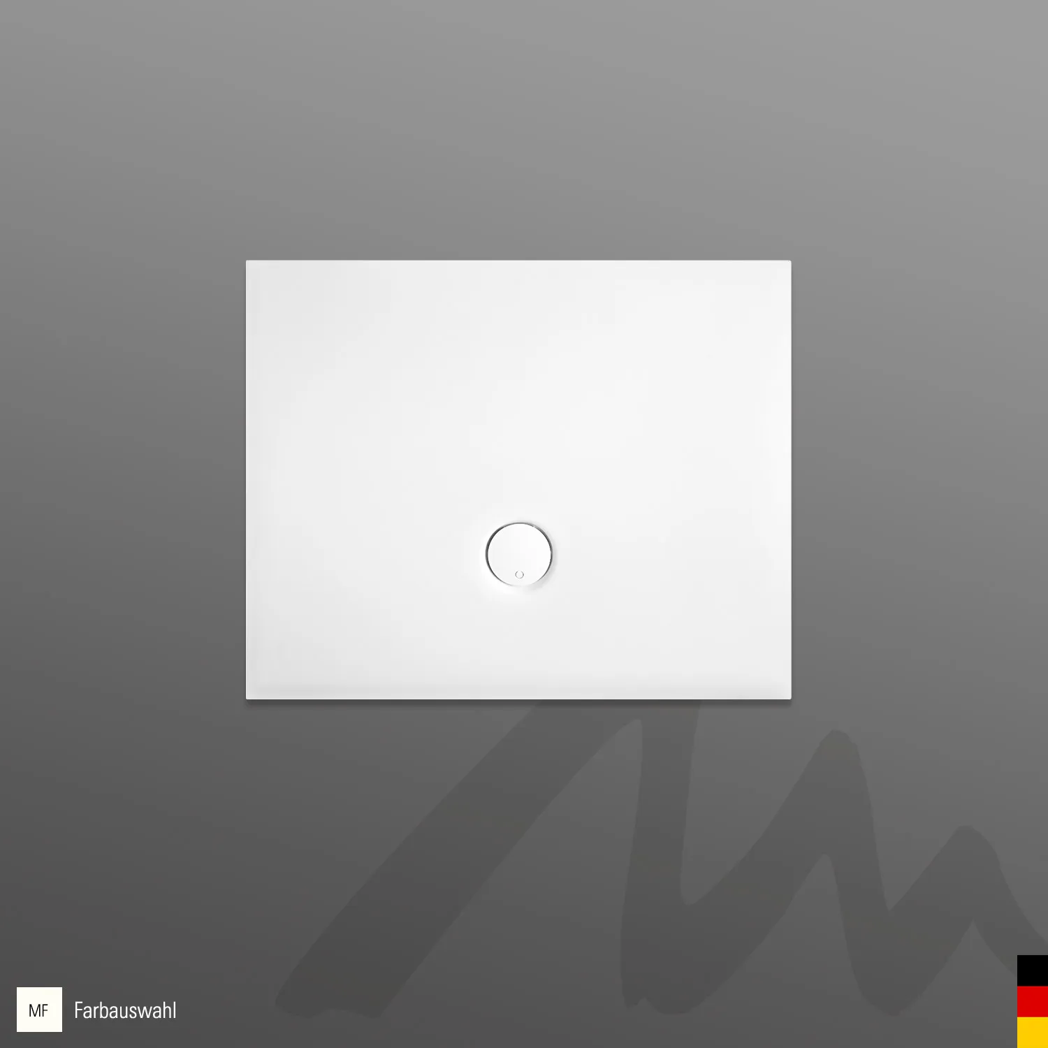 Mauersberger Acryl-Duschfläche isca 100⁄80 1000x800x110, rein-weiß