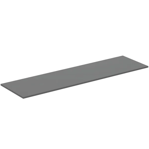 Waschtischplatte i.life B ohne Ausschnitt 1804x506x18mm Weiß matt