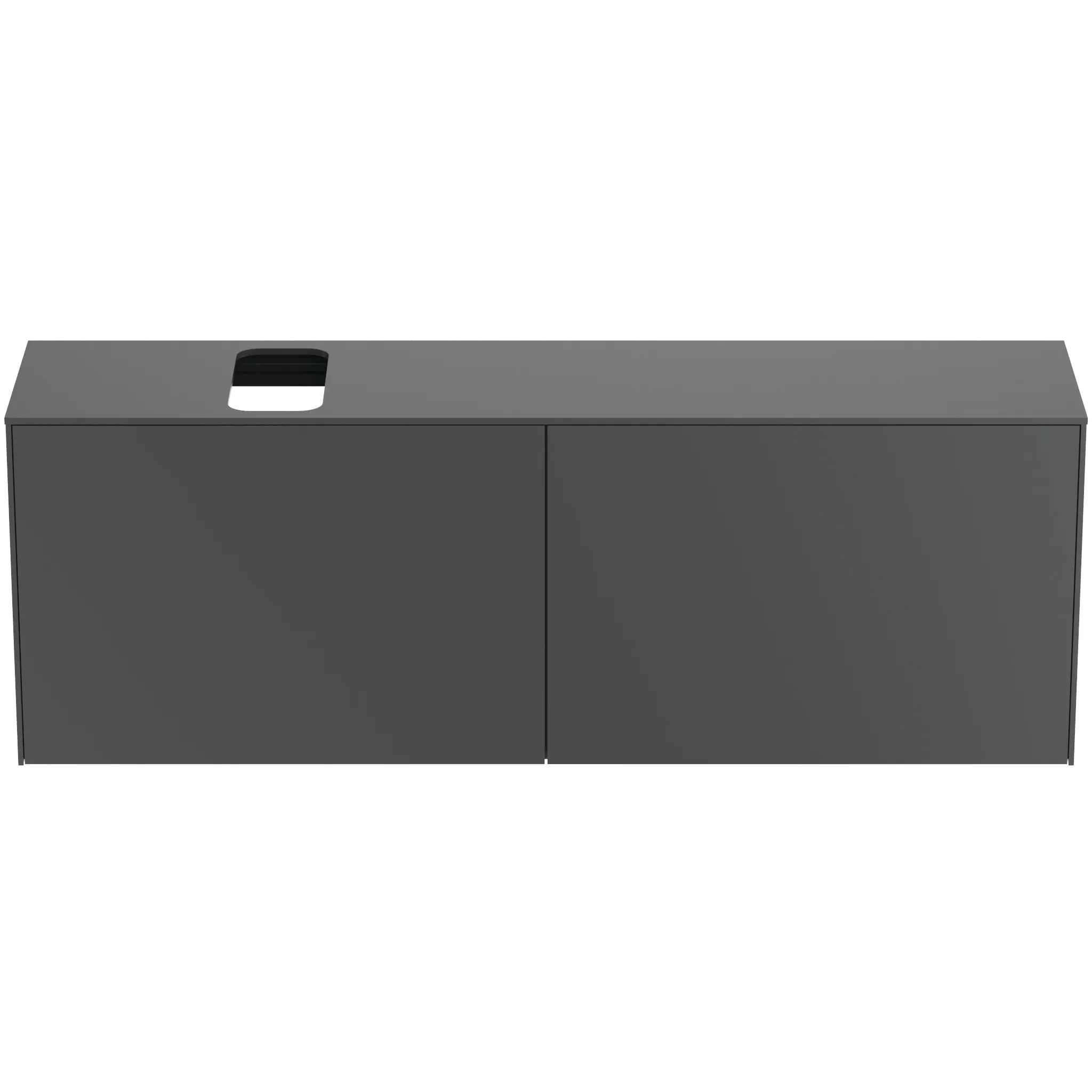 Ideal Standard Waschtischunterschrank Conca, 2 Auszüge, anthrazit