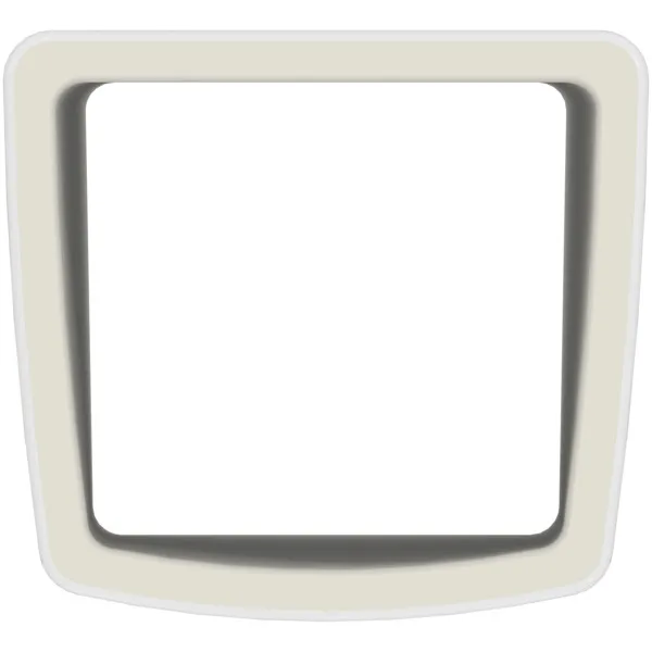 Halbsäule „Conca“ 18,5 × 75,5 × 17 cm in Weiß Halbsäule „Conca“ 18,5 × 75,5 × 17 cm in Weiß