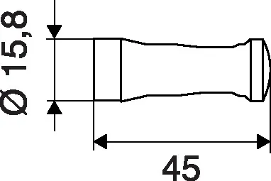 emco Haken „rondo 2“ chrom in chrom, Befestigung verdeckt emco Haken „rondo 2“ chrom in chrom, Befestigung verdeckt