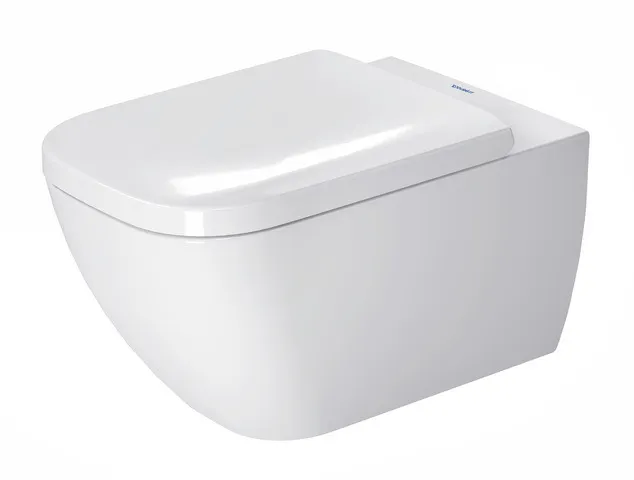 Duravit Happy D.2 Wand-WC 540 mm Tiefspüler, Durafix, weiß Duravit Happy D.2 Wand-WC 540 mm Tiefspüler, Durafix, weiß