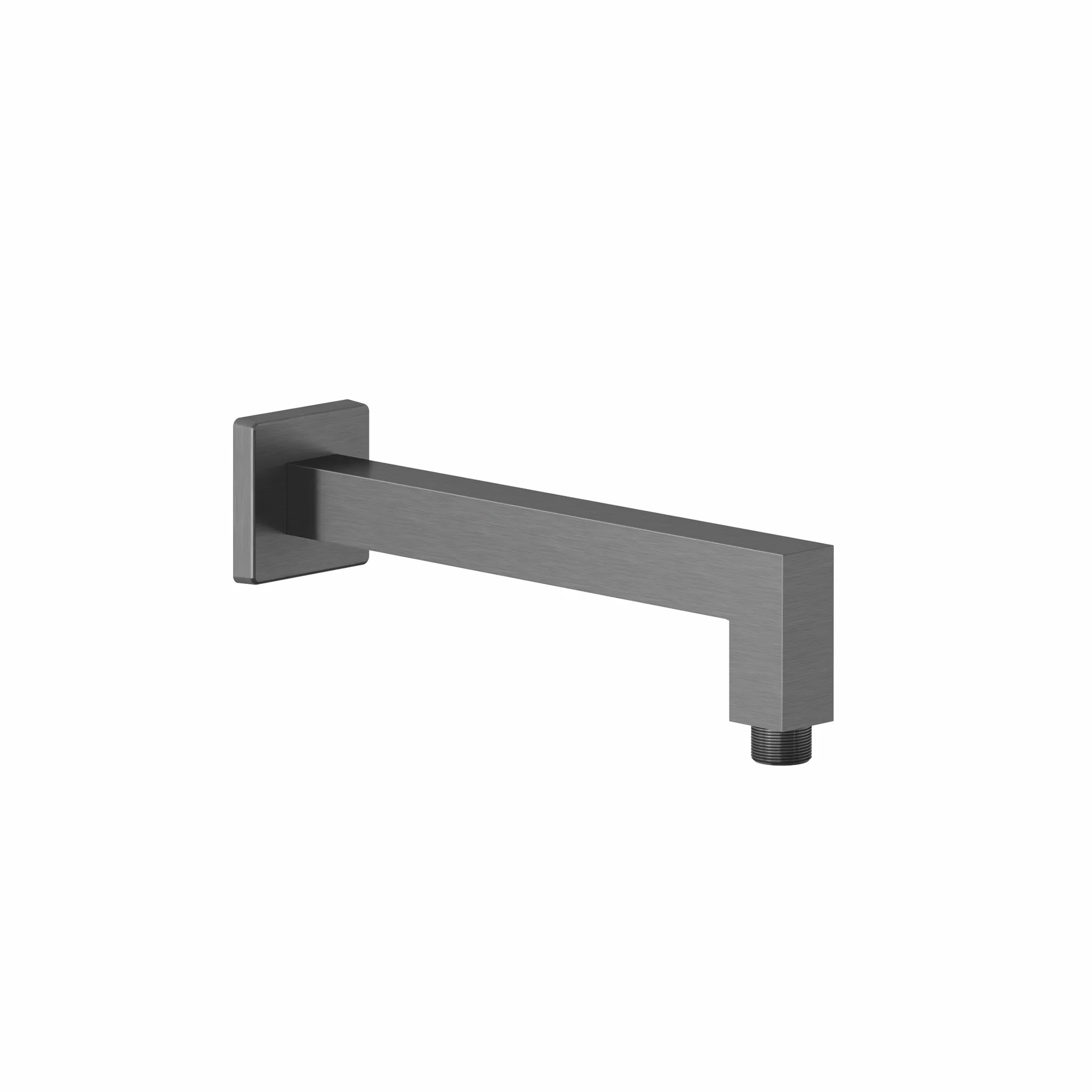 Kludi A-QA Wand-Brausearm 250 mm, eckige Ausführung Brushed gunmetal