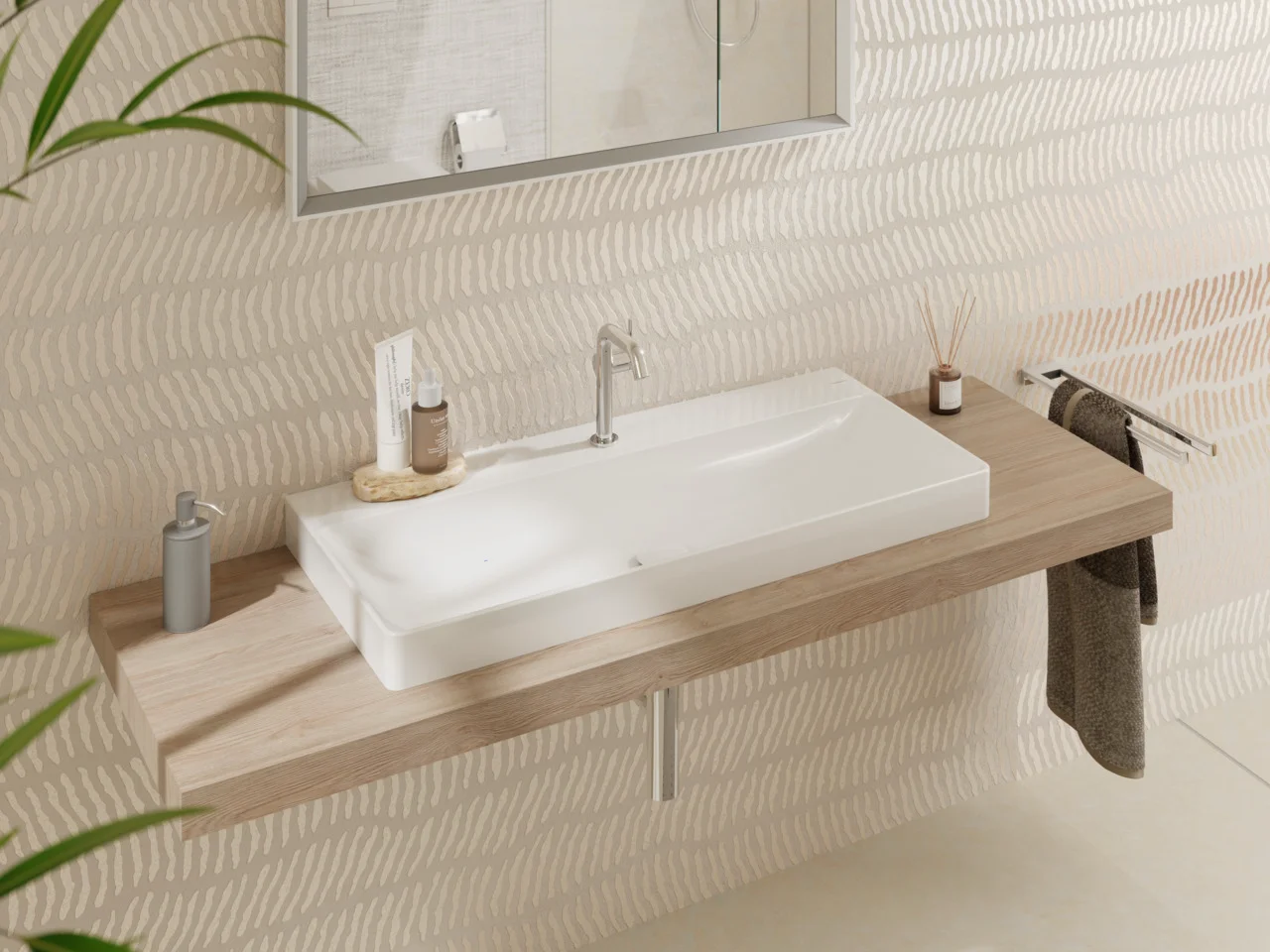 Hansgrohe AddStoris Q Toilettenpapierhalter mit Deckel, Chrom, Wandmontage, Metall, Bohrabstand 26 mm, Bohrloch-Durchmesser 6 mm Hansgrohe AddStoris Q Toilettenpapierhalter mit Deckel, Chrom, Wandmontage, Metall, Bohrabstand 26 mm, Bohrloch-Durchmesser 6 mm