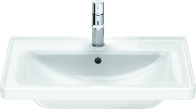 Wandwaschtisch „D-Neo“ 65 × 48 × 16,5 cm, mittig, Hahnlochposition mittig