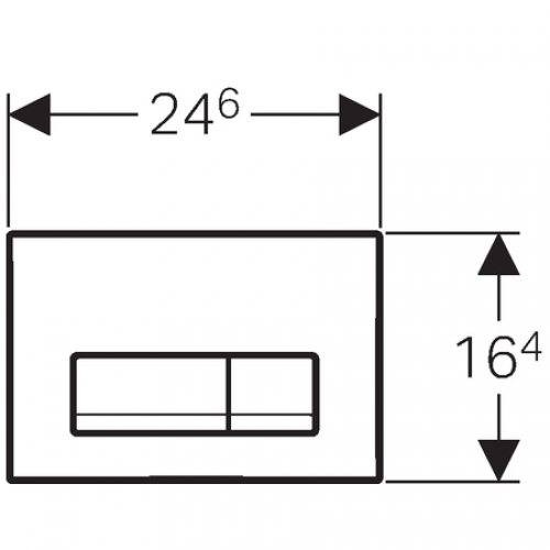 Vorwand-/Einbauelement für Toilette mit Spülkasten Delta (UP100) Betätigungsplatte Geberit UP100 „Delta50“ in Vorwand-/Einbauelement für Toilette mit Spülkasten Delta (UP100) Betätigungsplatte Geberit UP100 „Delta50“ in
