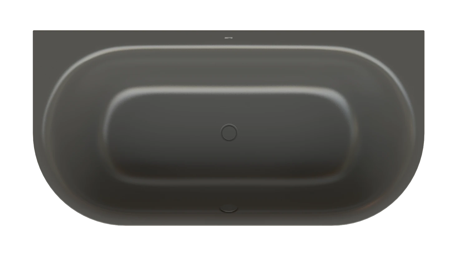 Bette oval Badewanne „BetteLux Oval I Silhouette“ 190 × 95 cm in Anthracite Bette oval Badewanne „BetteLux Oval I Silhouette“ 190 × 95 cm in Anthracite