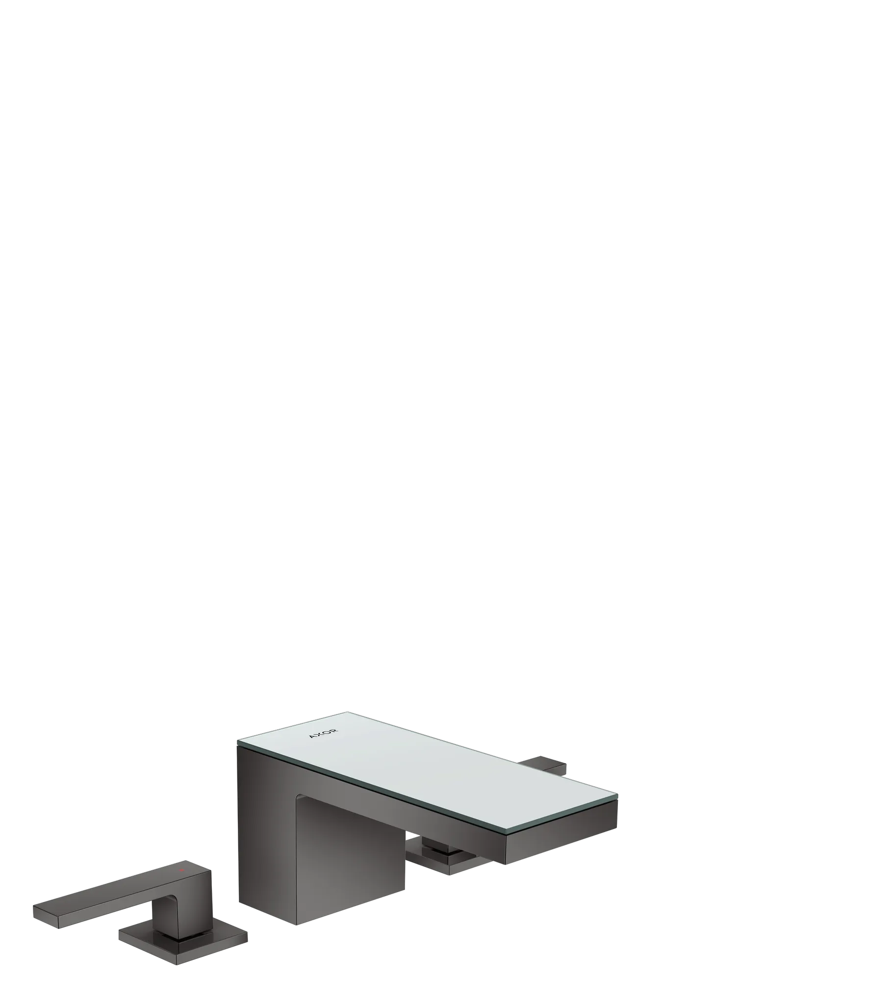 Hansgrohe AXOR MyEdition Mischer mit Platte 200 Glas, Spiegel Hansgrohe AXOR MyEdition Mischer mit Platte 200 Glas, Spiegel