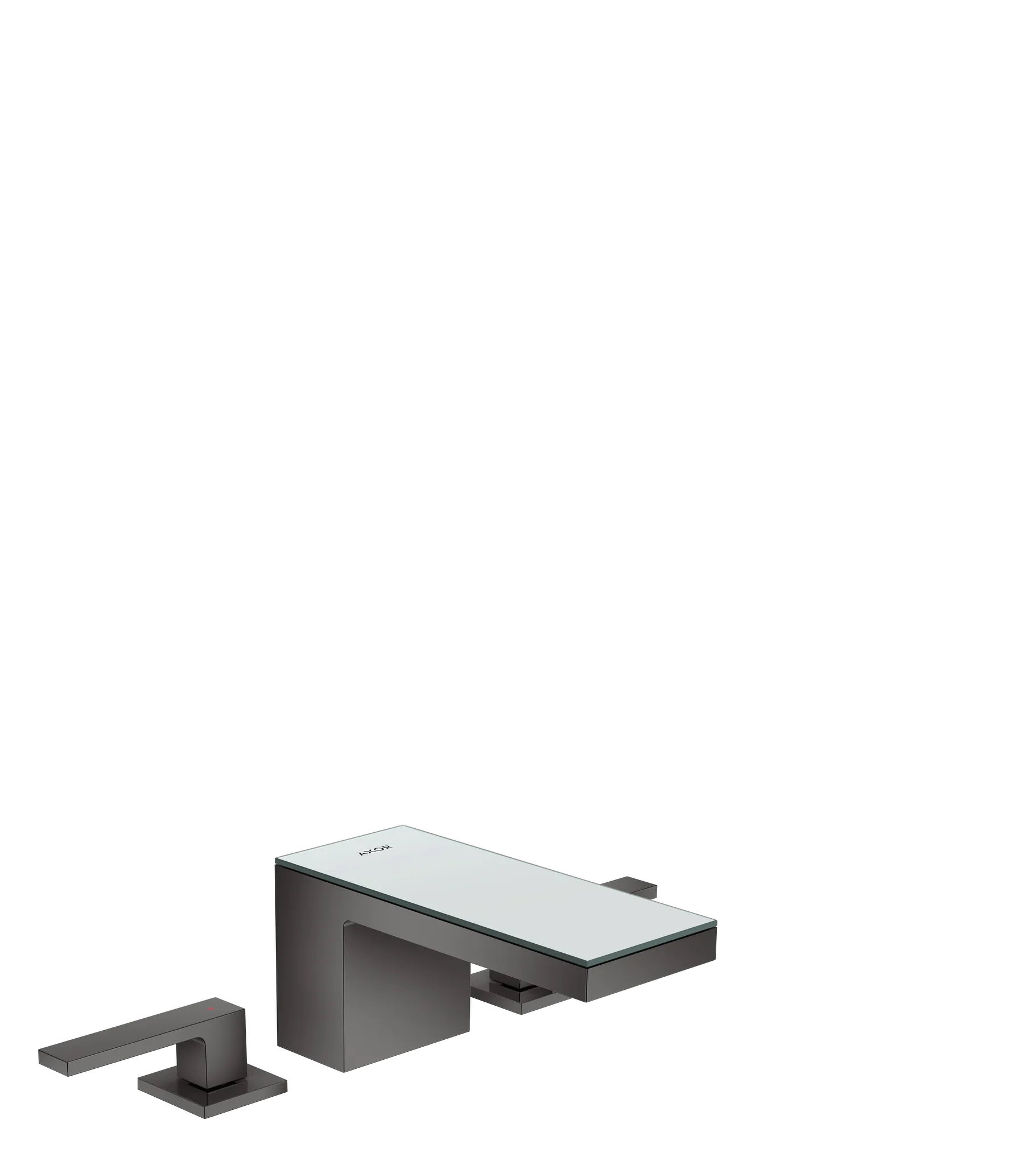 Hansgrohe AXOR MyEdition Mischer mit Platte 200 Glas, Spiegel Hansgrohe AXOR MyEdition Mischer mit Platte 200 Glas, Spiegel