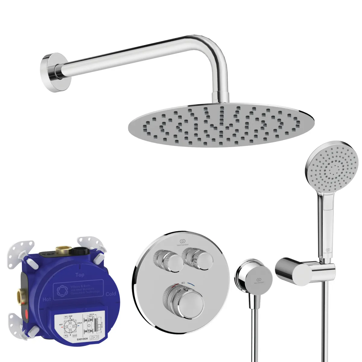 Ideal Standard Ceratherm Navigo Armaturen-Paket Chrom Ideal Standard Ceratherm Navigo Armaturen-Paket Chrom