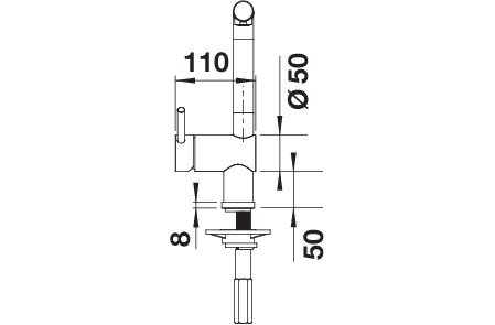 BLANCO LINUS-S Hebel links BLANCO LINUS-S Hebel links