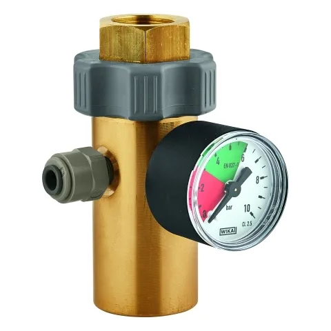 Druckanzeiger 46717, für Blue, inklusive Adapter für 425 g und 2 kg CO2-Flaschen Druckanzeiger 46717, für Blue, inklusive Adapter für 425 g und 2 kg CO2-Flaschen