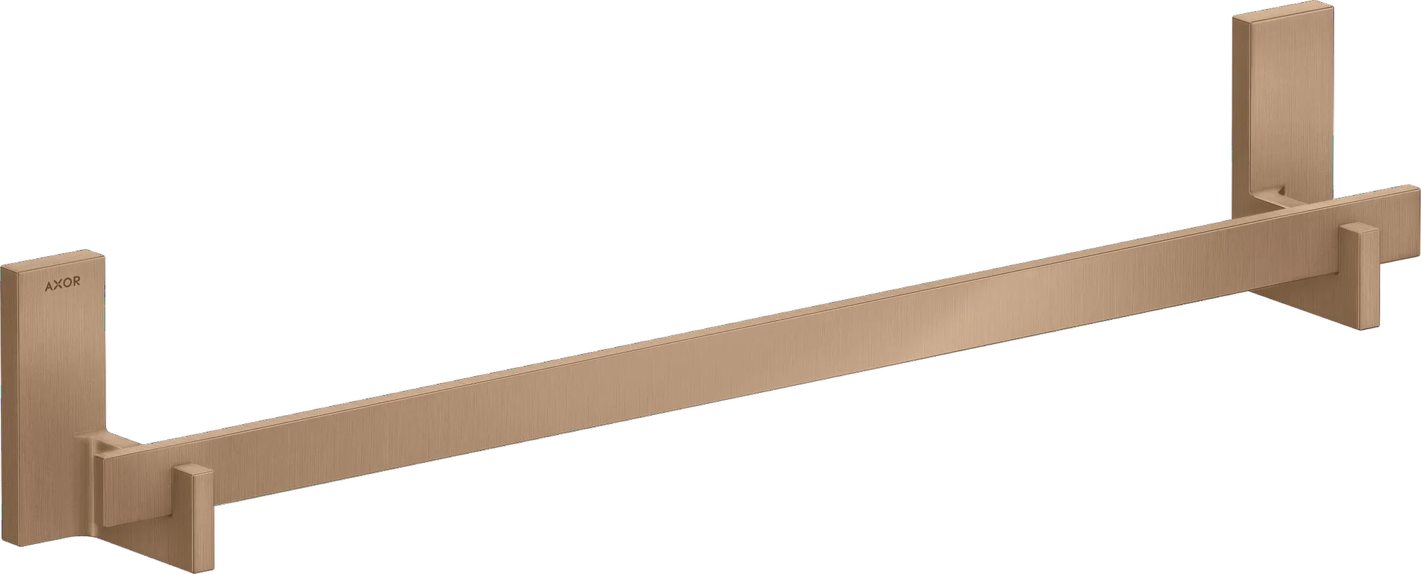 Hansgrohe AXOR Universal Rectangular Badetuchhalter 600 mm Brushed Red Gold