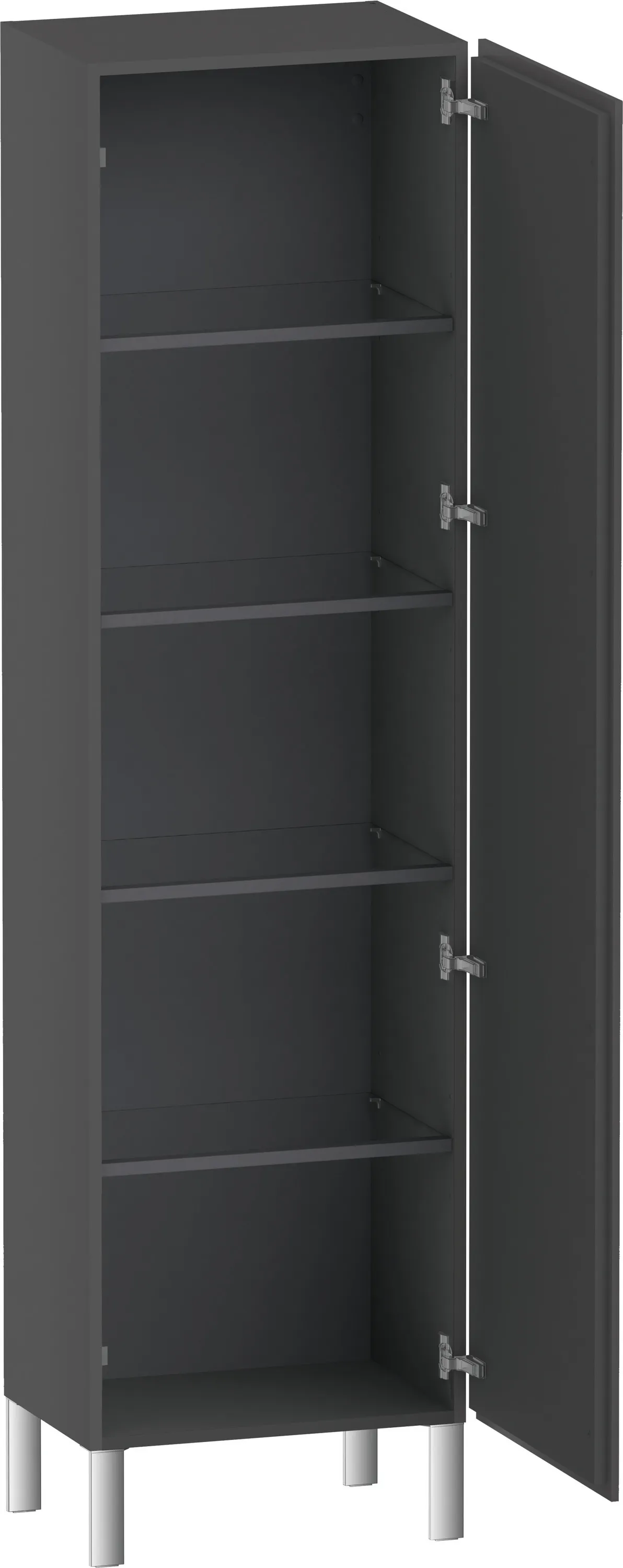 Duravit Hochschrank „L-Cube“ 50 × 176 × 36,3 cm Graphit Matt Duravit Hochschrank „L-Cube“ 50 × 176 × 36,3 cm Graphit Matt