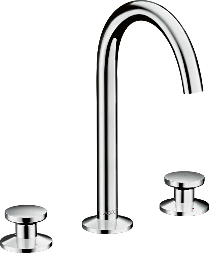 Hansgrohe AXOR One 3-Loch Waschtischarmatur Select 170 Chrom, Ausladung 140 mm, Auslaufhöhe 169 mm