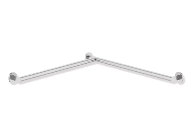 HEWI System 900 Duschhandlauf Edelstahl, links