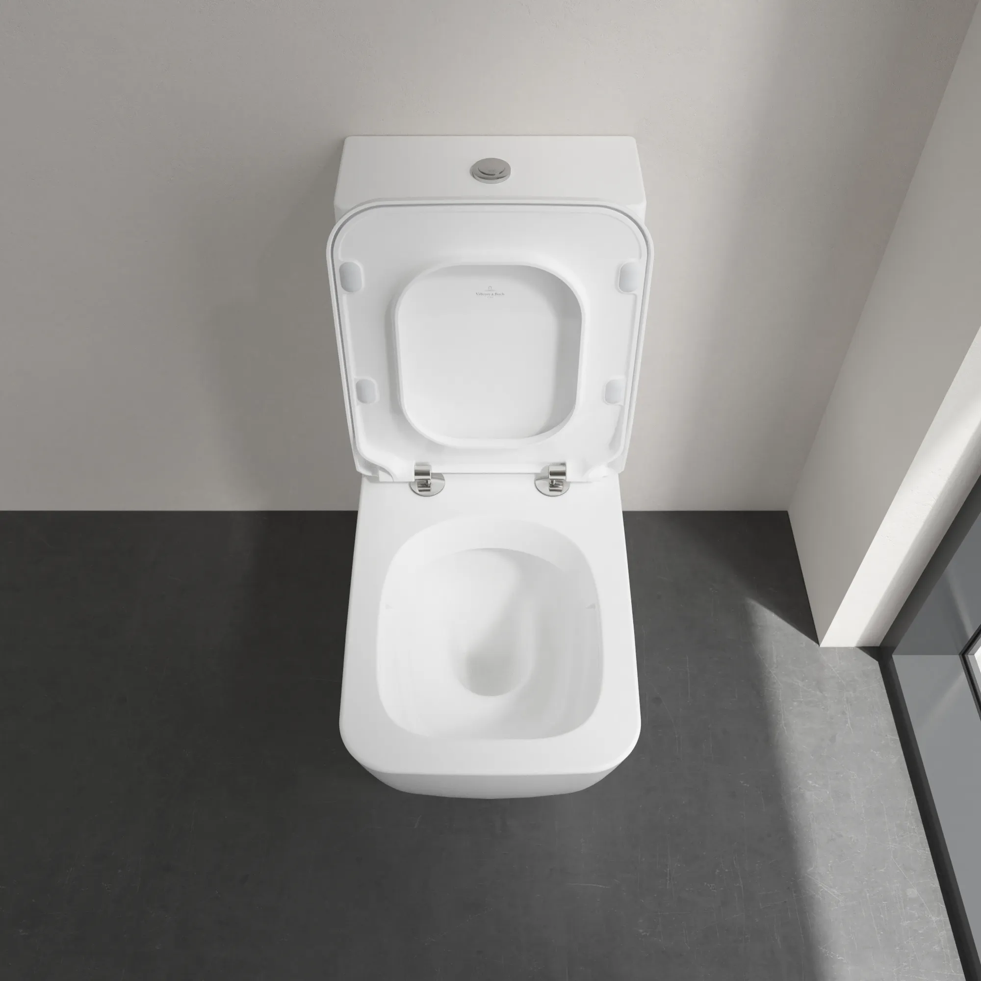 Stand-Tiefspül-WC für Kombination mit Spülkasten DirectFlush „Venticello“ bodenstehend, mit DirectFlush, spülrandlos, für Kombination mit Spülkasten 37 × 40 × 70 cm ohne Spülrand