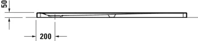 Duravit rechteck Duschwanne „Tempano“ 160 × 90 cm