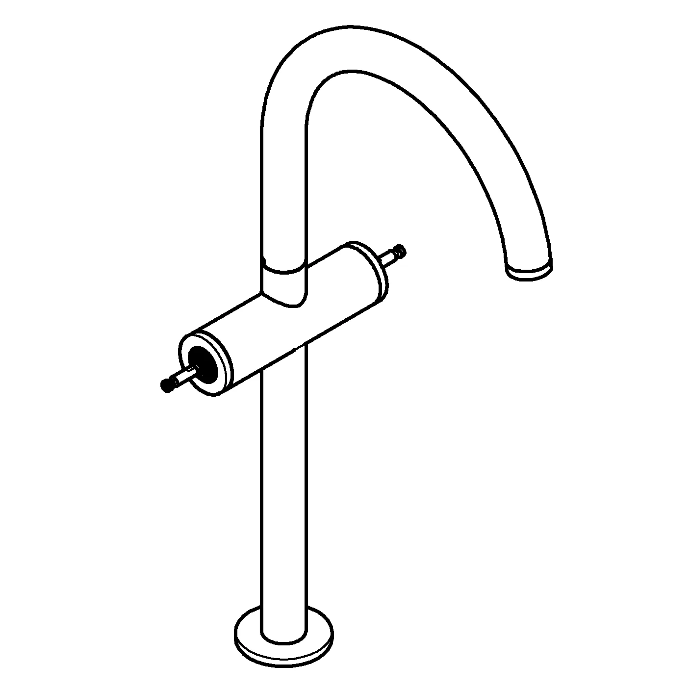 Grohe Atrio Private Collection Waschtisch-Einlochbatterie 21140, XL-Size, hard graph. gb Grohe Atrio Private Collection Waschtisch-Einlochbatterie 21140, XL-Size, hard graph. gb