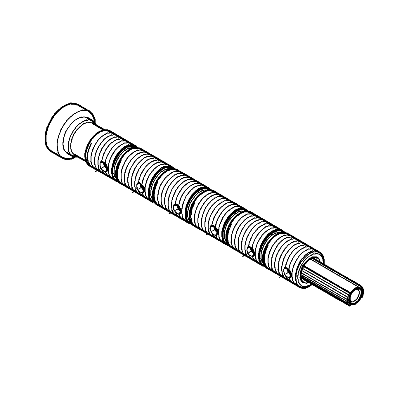 Verlängerungsset 45203, 200 mm, für UP-Ventile, 1/2″, 3/4″, 1″, chrom