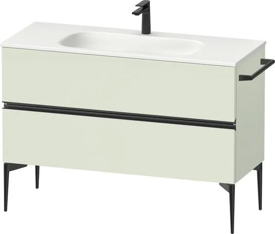 Duravit Waschtischunterschrank „Sivida“ 121 × 59,2 × 47,7 cm Blassgrün Matt Duravit Waschtischunterschrank „Sivida“ 121 × 59,2 × 47,7 cm Blassgrün Matt