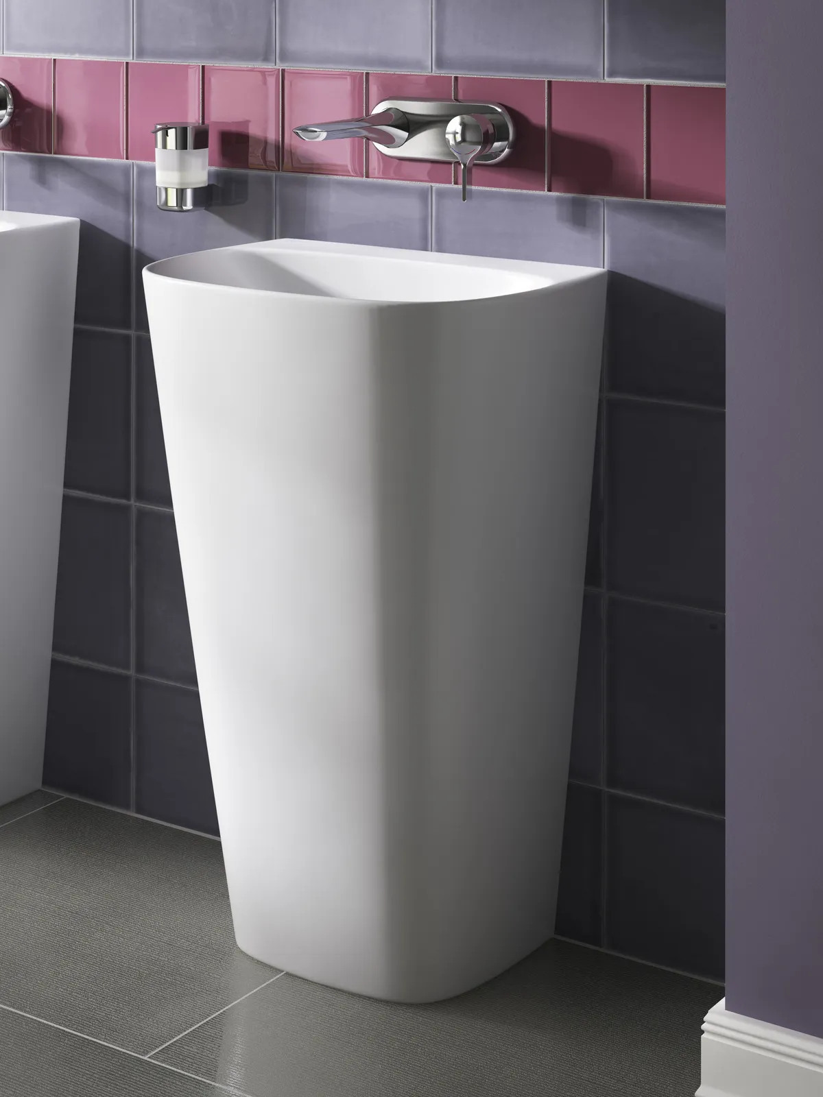 Wand-Waschtischarmatur Melange, Bausatz 2, Ausladung 204mm, Chrom Wand-Waschtischarmatur Melange, Bausatz 2, Ausladung 204mm, Chrom