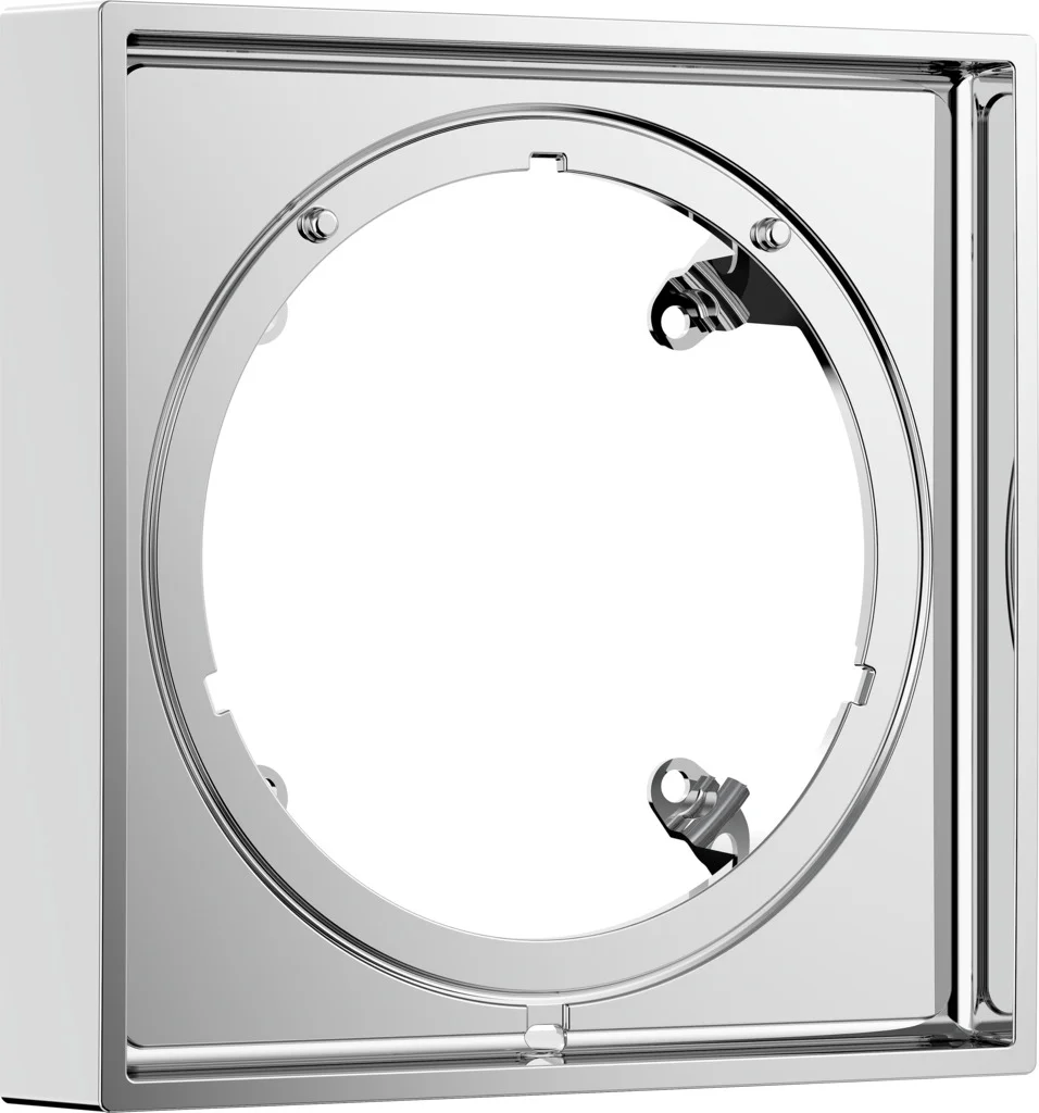 Hansgrohe AXOR ShowerSelect ID Verlängerungsrosette eckig, Chrom, 170 x 170 mm, Verlängerung 22 mm