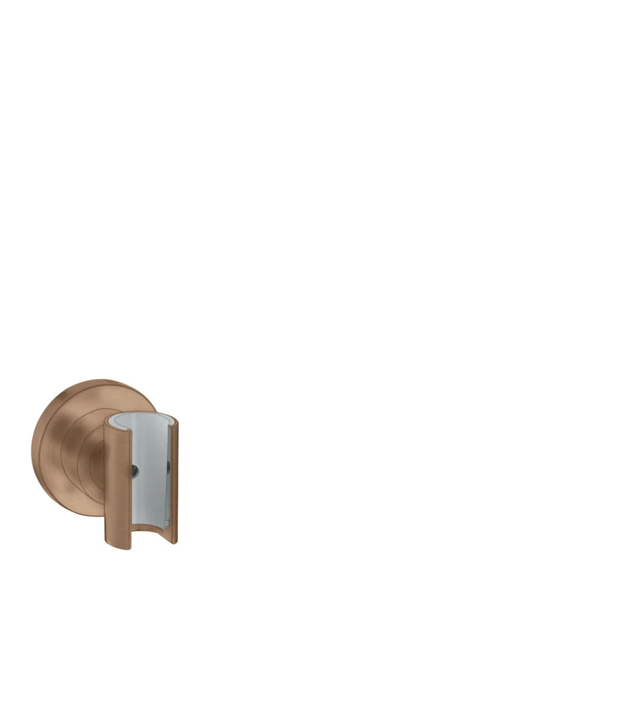 Hansgrohe AXOR Citterio Brausenhalter Brushed Red Gold, 60 x 60 x 65 mm, konische Aufnahme für Schläuche mit konischer Mutter Hansgrohe AXOR Citterio Brausenhalter Brushed Red Gold, 60 x 60 x 65 mm, konische Aufnahme für Schläuche mit konischer Mutter