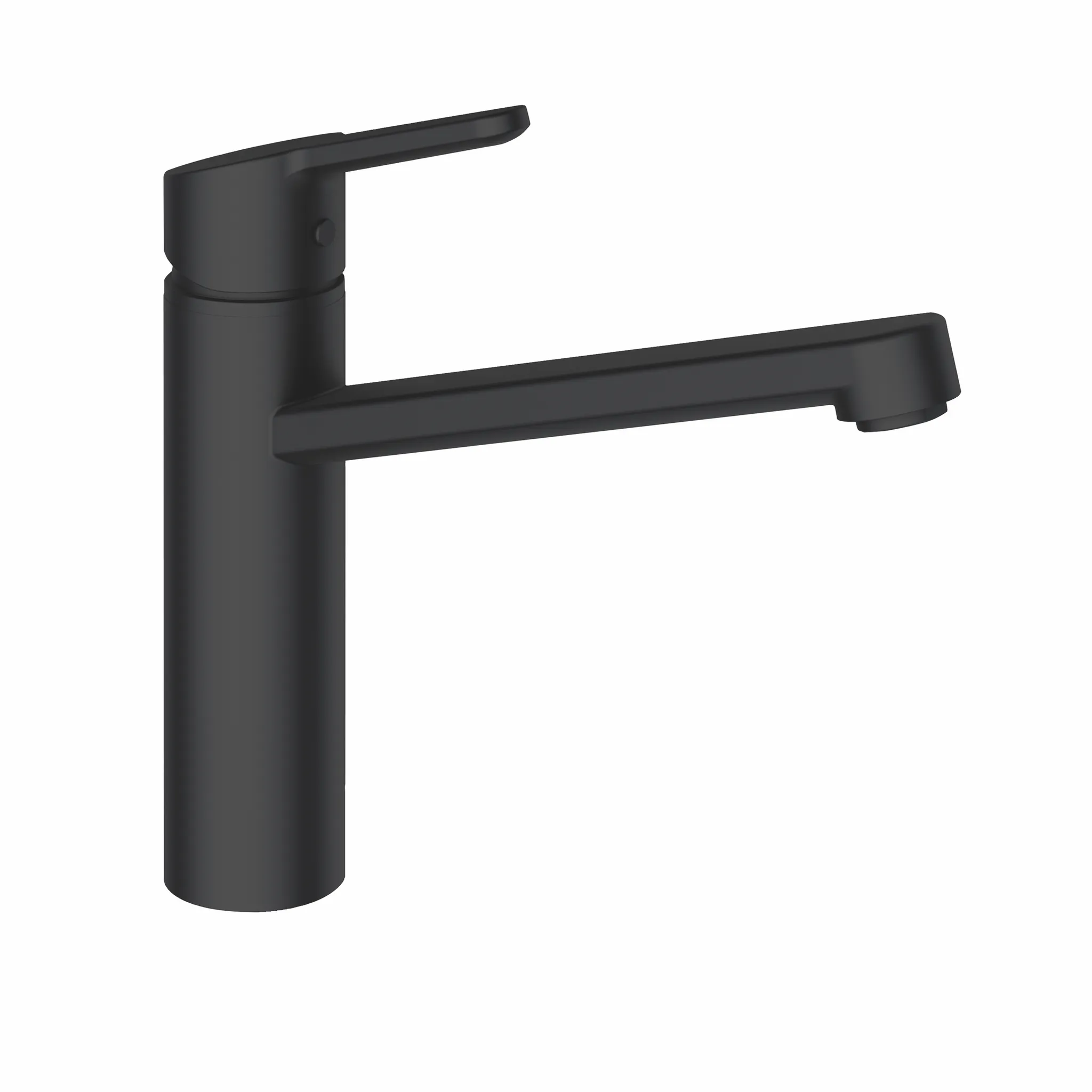 Kludi M2 Spültisch-Einhebelmischer mattschwarz, DN 15, 39 mm, geschlossener Metallhebel, schwenkbarer Auslauf (360°), DVGW-zugelassen Kludi M2 Spültisch-Einhebelmischer mattschwarz, DN 15, 39 mm, geschlossener Metallhebel, schwenkbarer Auslauf (360°), DVGW-zugelassen