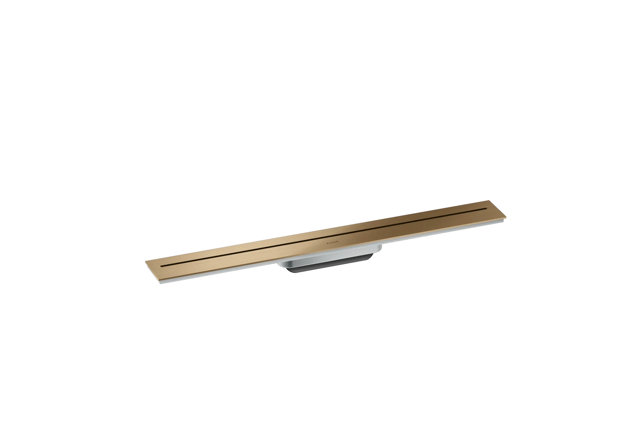 Hansgrohe AXOR Drain Fertigset Duschrinne 700 Wandmontage Brushed Bronze