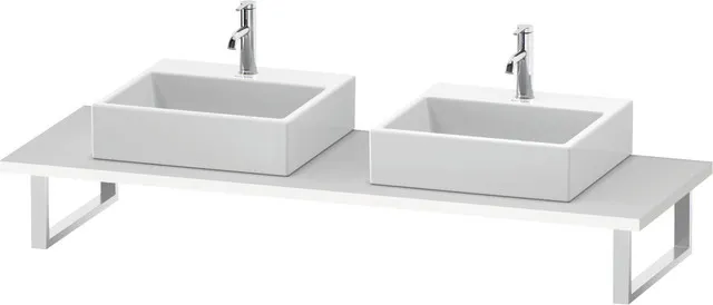 Duravit Konsole „L-Cube“ in Weiß Supermatt Duravit Konsole „L-Cube“ in Weiß Supermatt