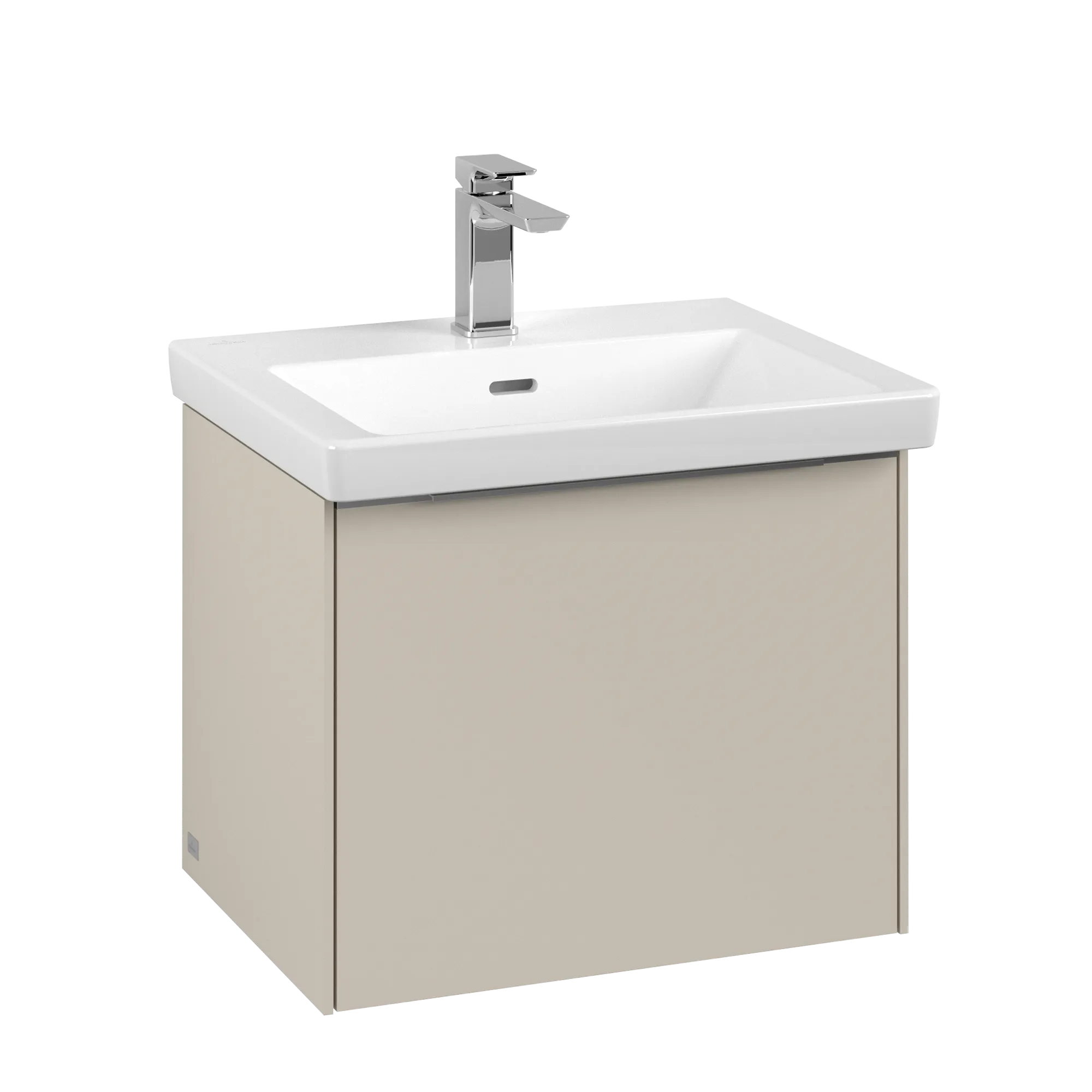 Villeroy & Boch Waschtischunterschrank „Subway 3.0“ für Schrankwaschtisch 52,3 × 42,9 × 44,8 × 44,8 cm 1 Auszug, Waschbecken mittig, mittig