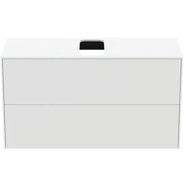 Ideal Standard Waschtischunterschrank „Conca“ 100,2 × 55 × 37,3 cm Weiß matt lackiert