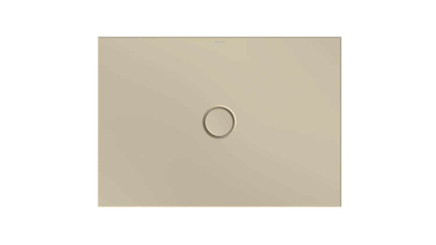 Bette rechteck Duschwanne „BetteFloor“ 1000 × 700 mm ohne Oberflächenbeschichtung, mit BetteGlasur Plus, ohne Wannenträger, in Sand