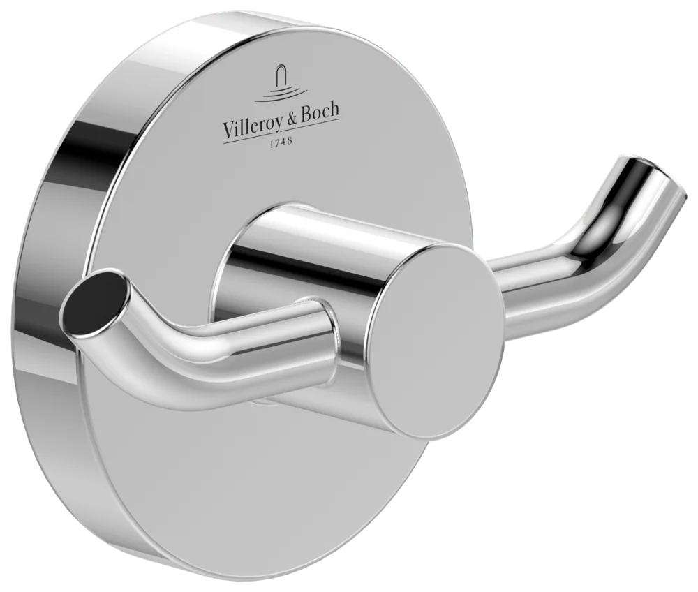 Villeroy & Boch Doppel-Handtuchhaken Elements - Tender, Chrom, 76x32x54 mm Villeroy & Boch Doppel-Handtuchhaken Elements - Tender, Chrom, 76x32x54 mm