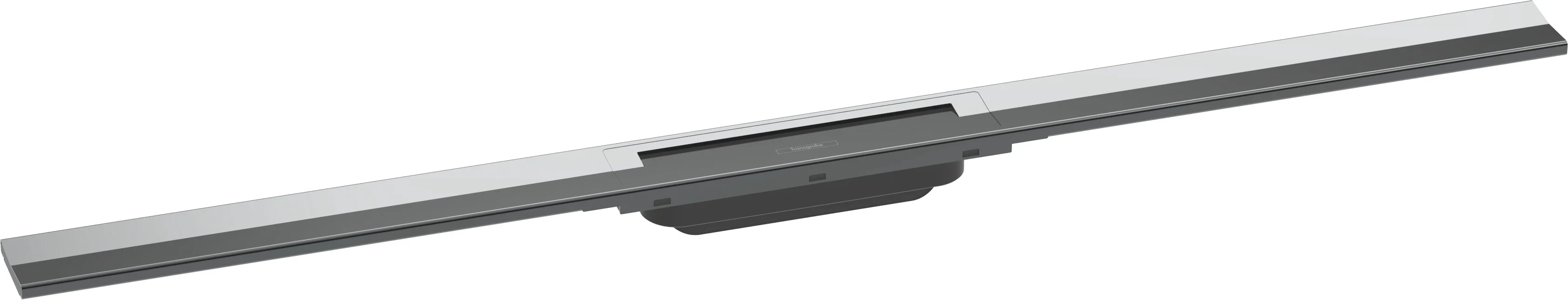 Hansgrohe RainDrain Flex Duschrinne 1000 mm, Chrom, zweiseitig montierbar, höhenverstellbar um 10 mm