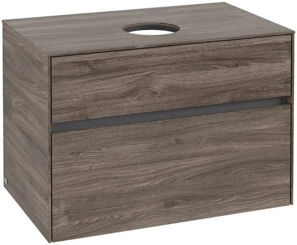Villeroy & Boch Collaro Waschbeckenunterschrank C03700 800x548x500mm Stone Oak Villeroy & Boch Collaro Waschbeckenunterschrank C03700 800x548x500mm Stone Oak