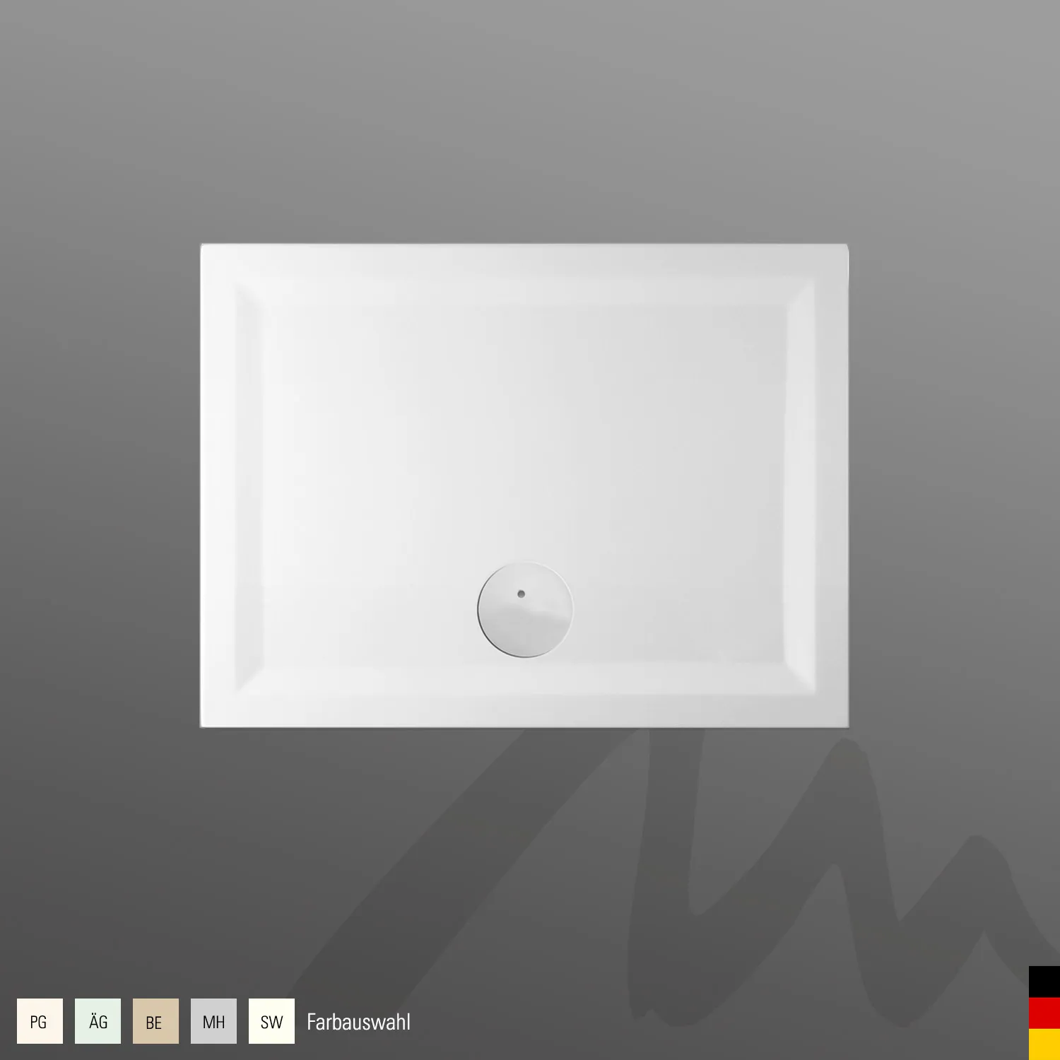 Mauersberger litop Acryl-Duschwanne litop 100⁄75 flach, 1000x750x85, Farbgruppe: 2 Mauersberger litop Acryl-Duschwanne litop 100⁄75 flach, 1000x750x85, Farbgruppe: 2