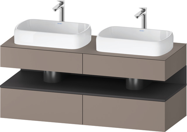 Duravit Waschtischunterschrank wandhängend „Qatego“ 140 × 60 × 55 cm