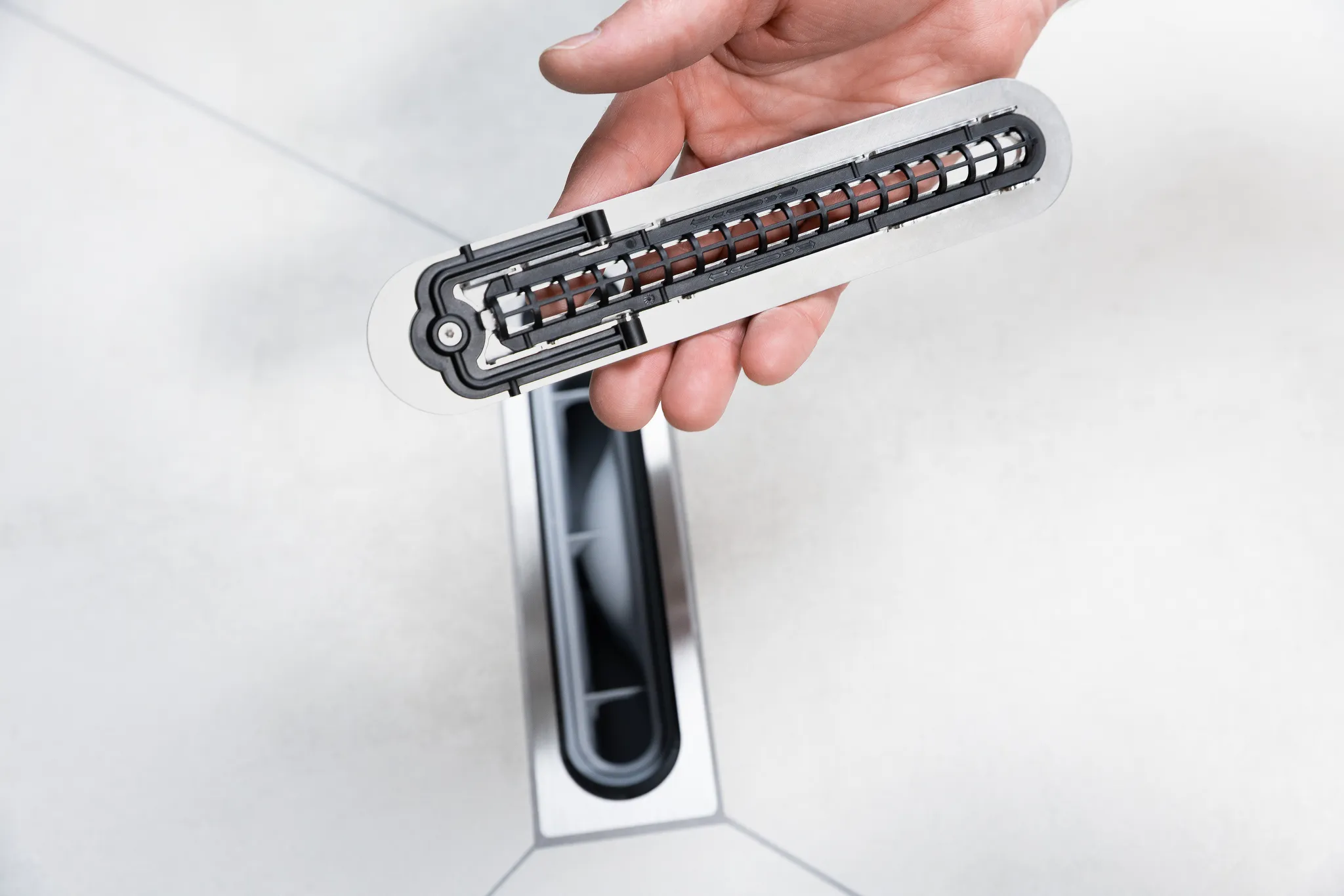 FLOWPOINT ZERO, Mod.2410 233x60mm, alpinweiß matt FLOWPOINT ZERO, Mod.2410 233x60mm, alpinweiß matt