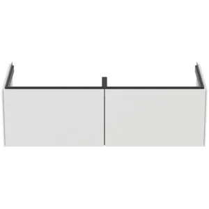 Ideal Standard Möbeldoppelwaschtischunterschrank Conca 2 Auszüge ohne Platte 1200x505x370mm Weiß Ideal Standard Möbeldoppelwaschtischunterschrank Conca 2 Auszüge ohne Platte 1200x505x370mm Weiß