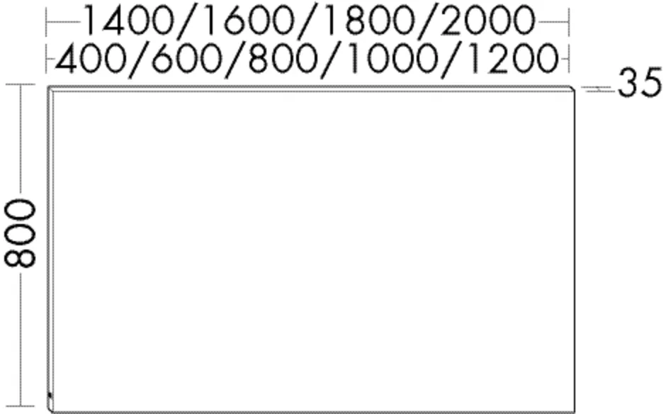 burgbad Spiegel „Sys30“ 400 × 800 mm burgbad Spiegel „Sys30“ 400 × 800 mm