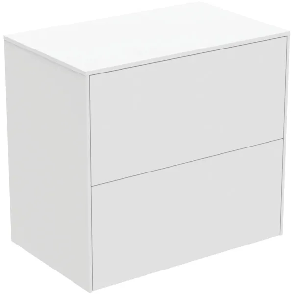 Ideal Standard Waschtischunterschrank Conca, 2 Auszüge, Weiß, 602x373x550mm Ideal Standard Waschtischunterschrank Conca, 2 Auszüge, Weiß, 602x373x550mm