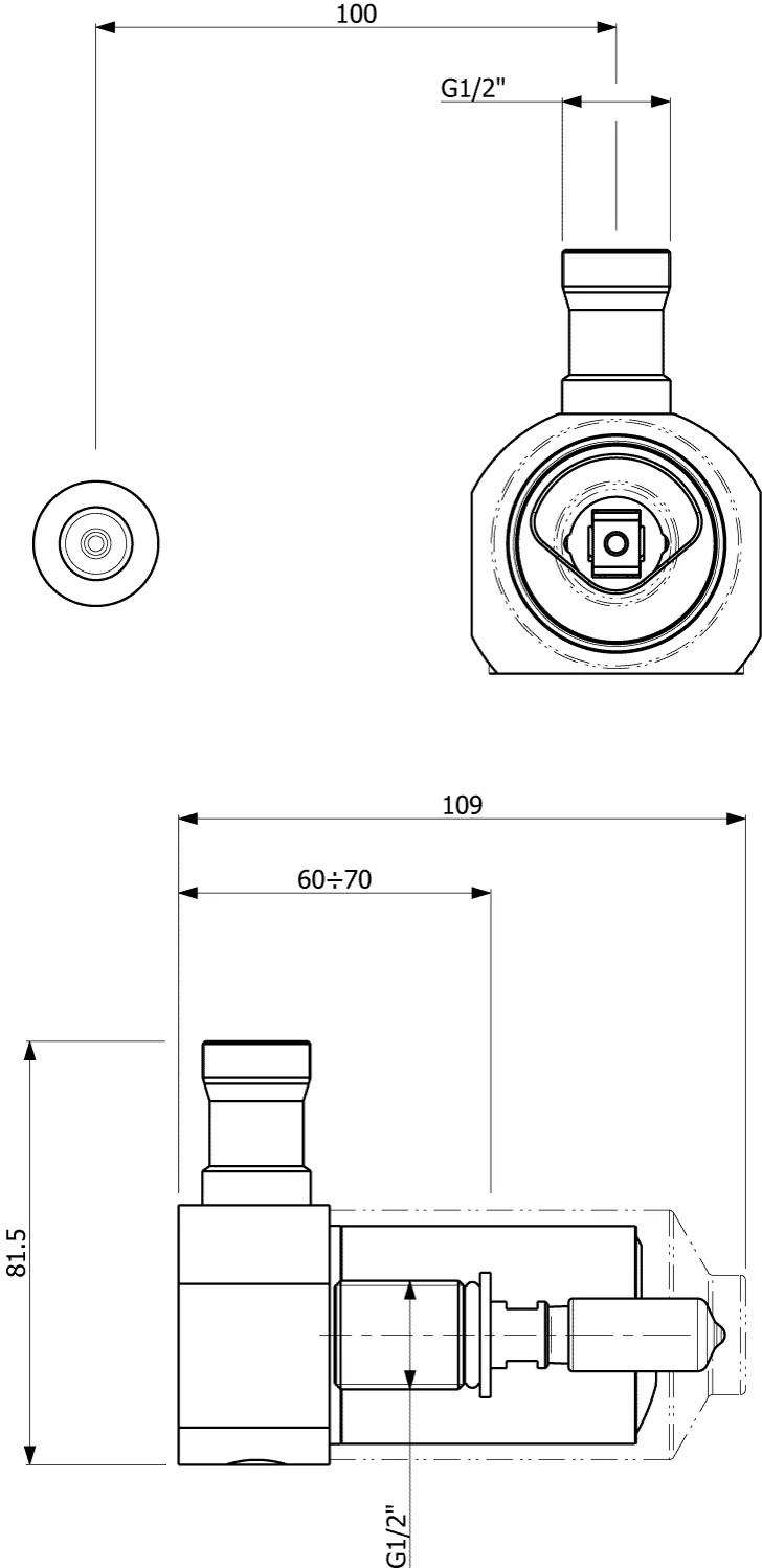 Villeroy & Boch Loop & Friends Universal-Einbaukörper Unterputz-Einhebel-Armatur