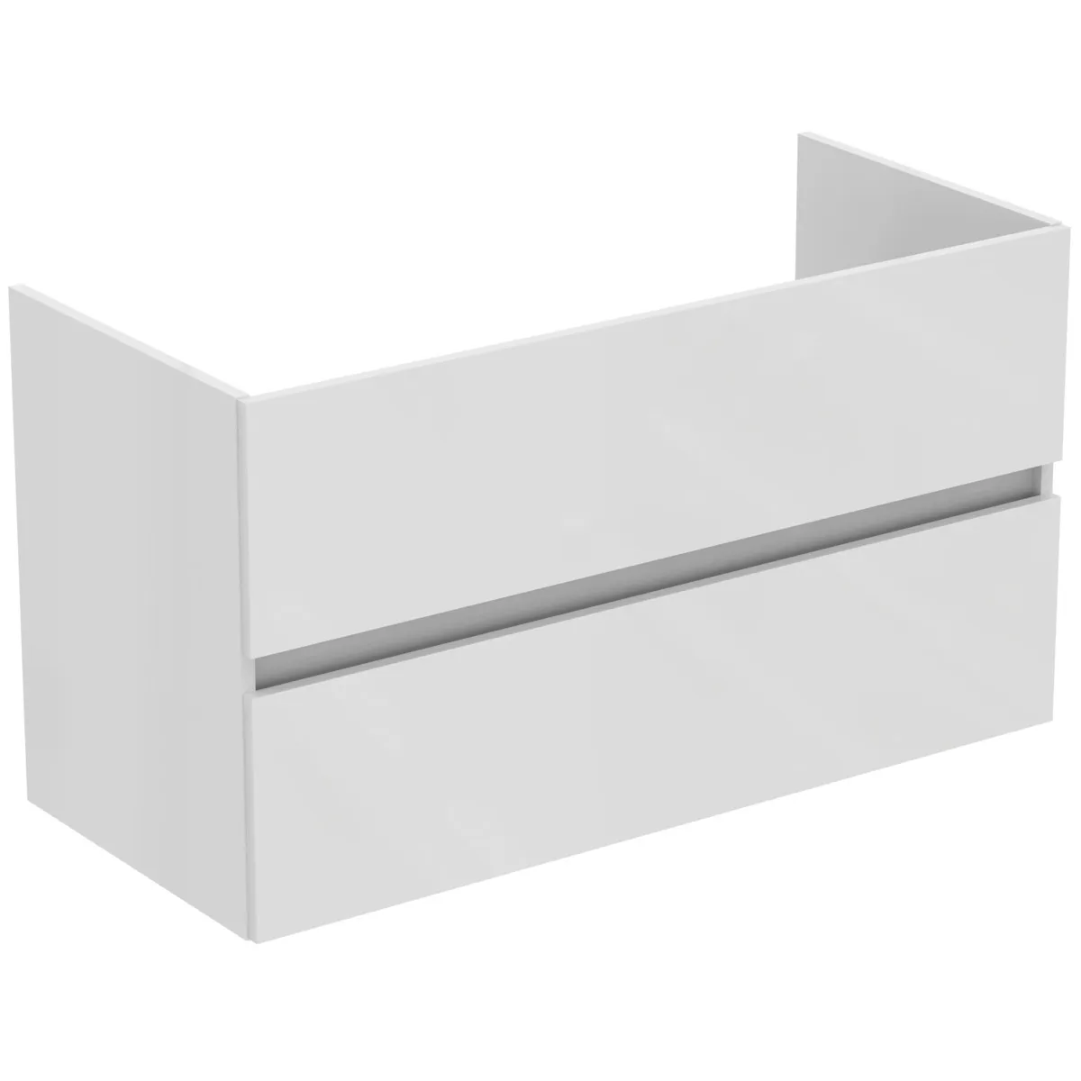 Ideal Standard Möbelwaschtischunterschrank Eurovit+ 2 Auszüge 1000x440x550mm Hochglanz weiß Ideal Standard Möbelwaschtischunterschrank Eurovit+ 2 Auszüge 1000x440x550mm Hochglanz weiß