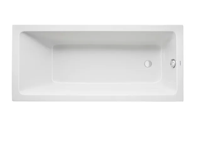 Duravit Badewanne „No.1“ rechteck 1700 × 750 mm, Fußablauf in Weiß Duravit Badewanne „No.1“ rechteck 1700 × 750 mm, Fußablauf in Weiß