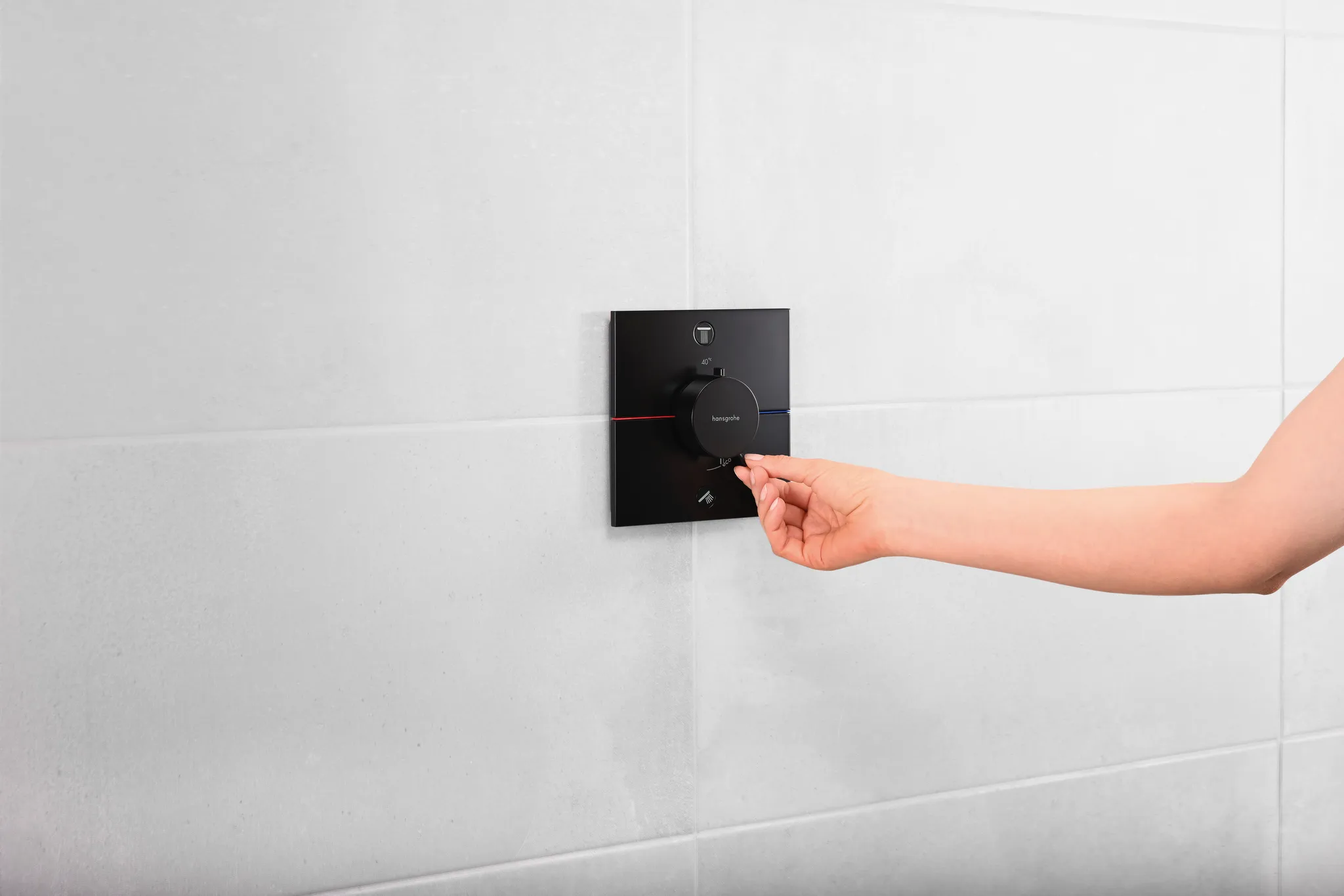 ShowerSelect Comfort E Thermostat Unterputz für 2 Verbraucher Chrom ShowerSelect Comfort E Thermostat Unterputz für 2 Verbraucher Chrom