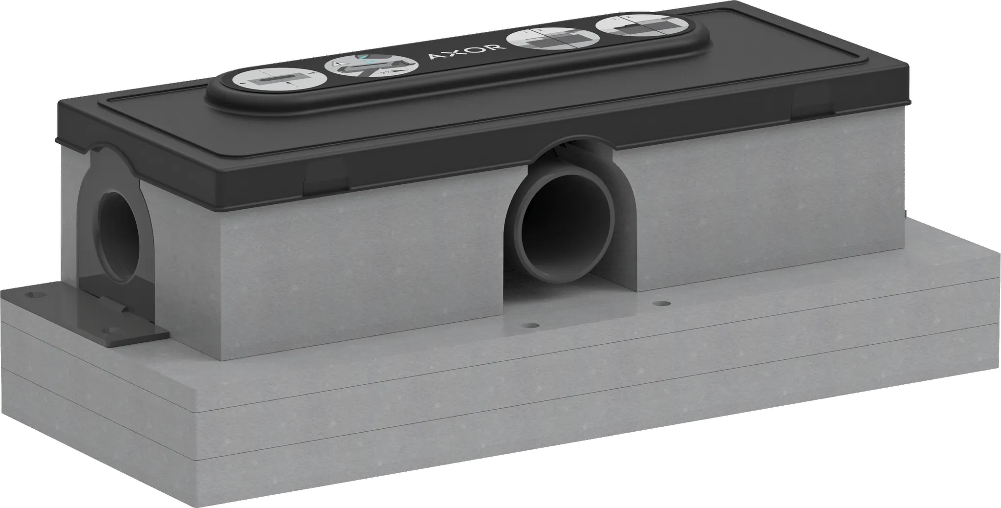 AXOR uBox universal Grundkörper Duschrinne Ablaufgehäuse für Standardinstallation AXOR uBox universal Grundkörper Duschrinne Ablaufgehäuse für Standardinstallation